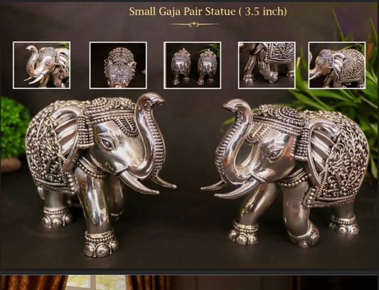 Small Gaja Pair Statue